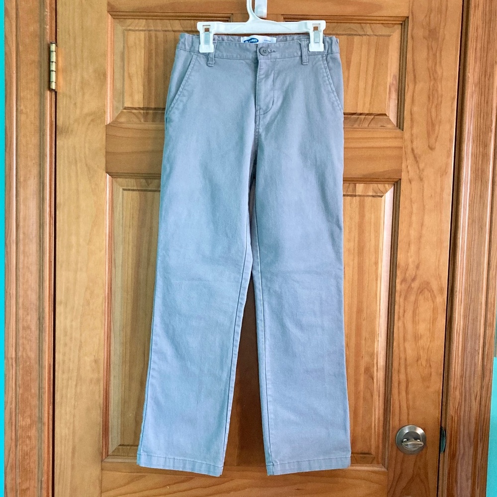 Boy’s size 12 Old Navy gray dress pants with adjustable waist